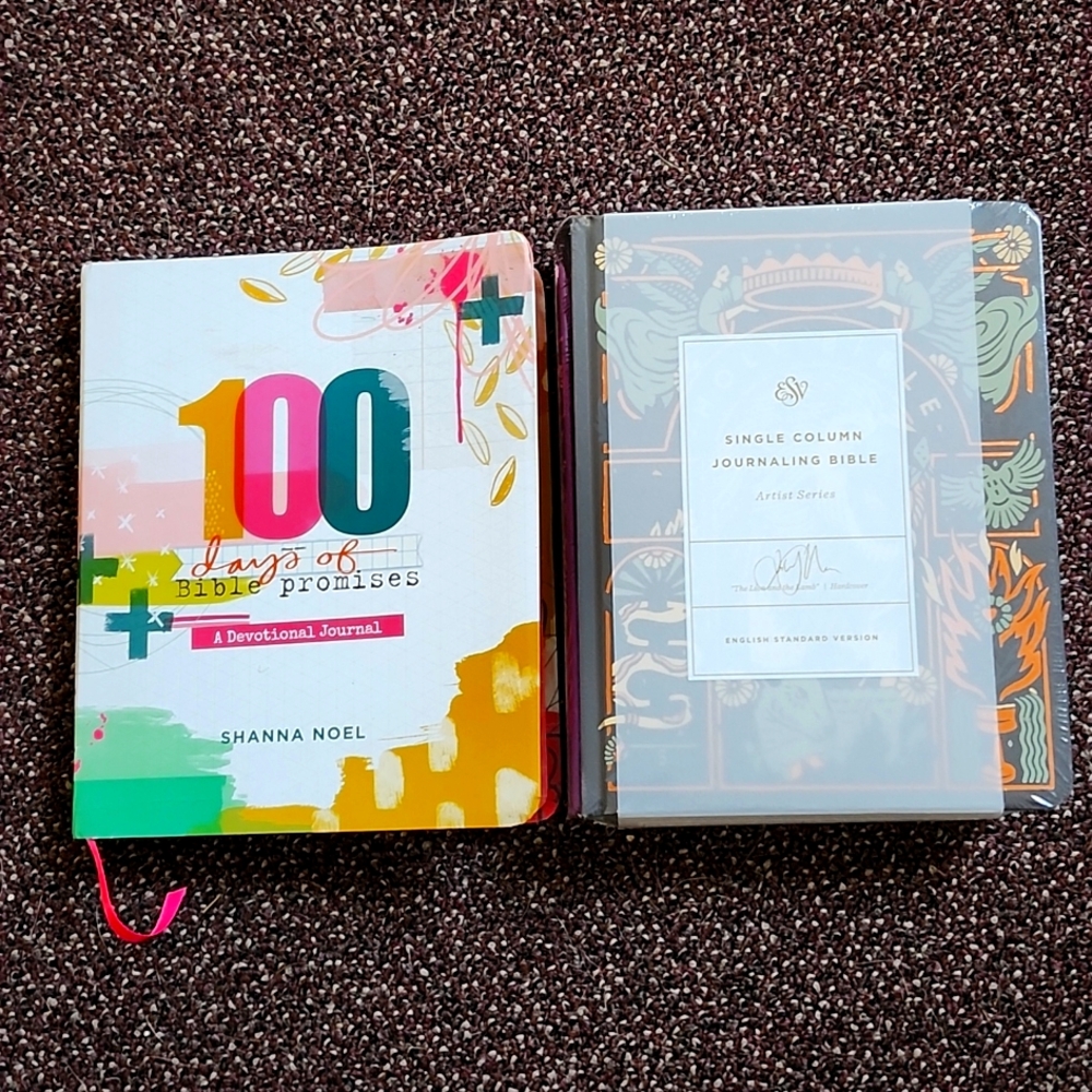 100 Days of Bible Promises Devotional Journal - Multicolor